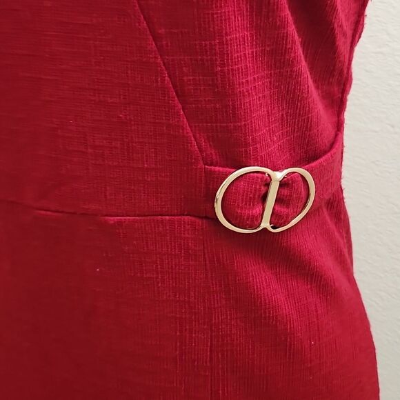 BRAND NEW ENFOCUS STUDIO V-NECK  SLEEVELESS WOMEN'S SHEATH DRESS - Picture 10 of 15